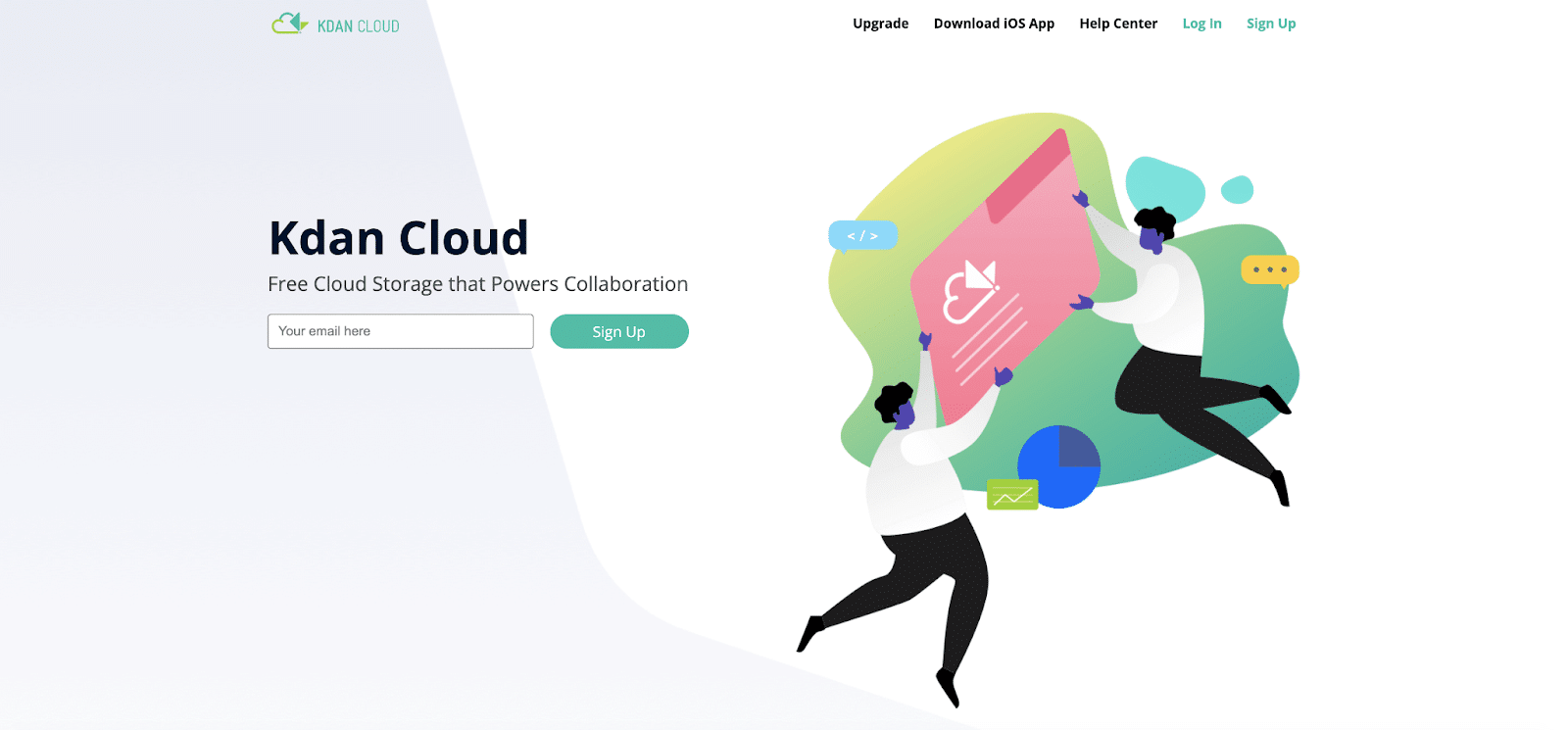 Kdan Cloud sign-up page