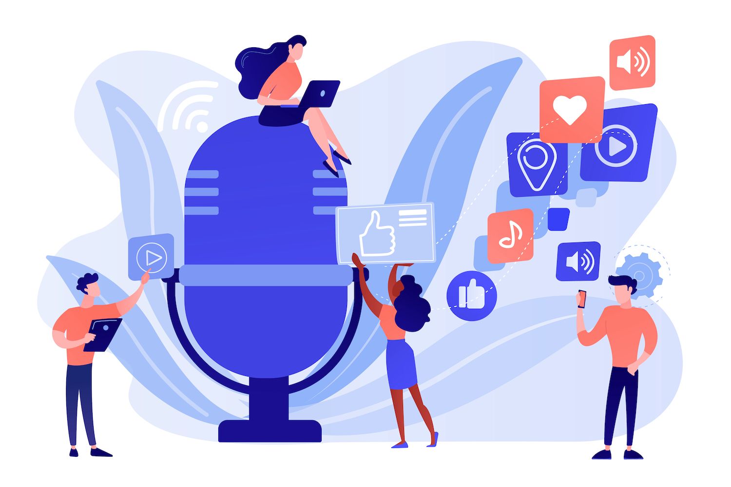 Life Coach talking with a client during an online session