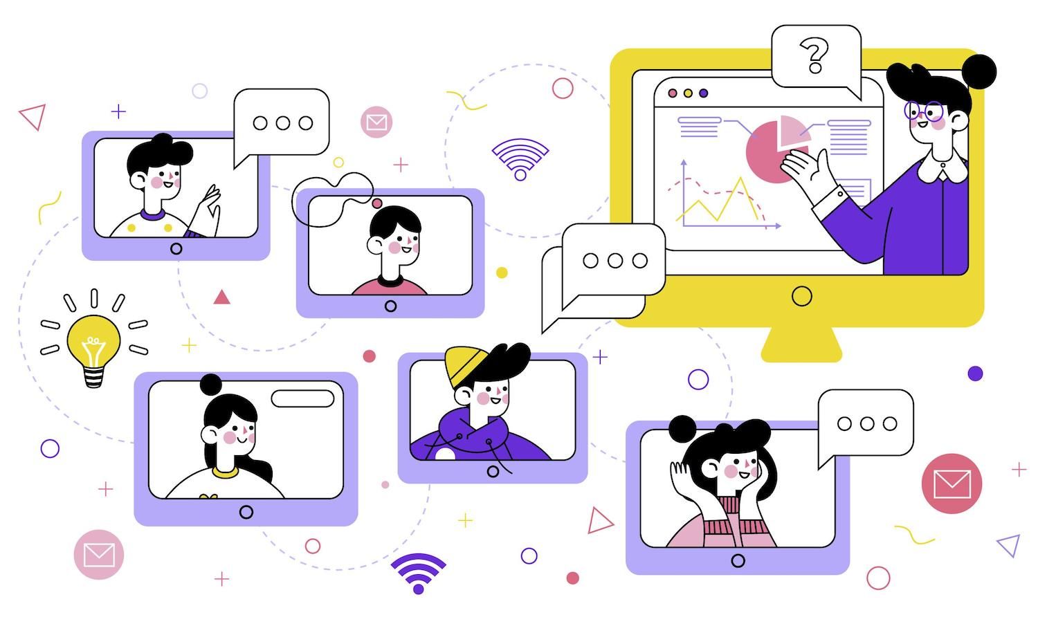 TikTok's developer web page, showcasing APIs and tools such as Login Kit and Share Kit. Each includes concise descriptions next to illustrated examples of how they integrate TikTok's features into other apps.